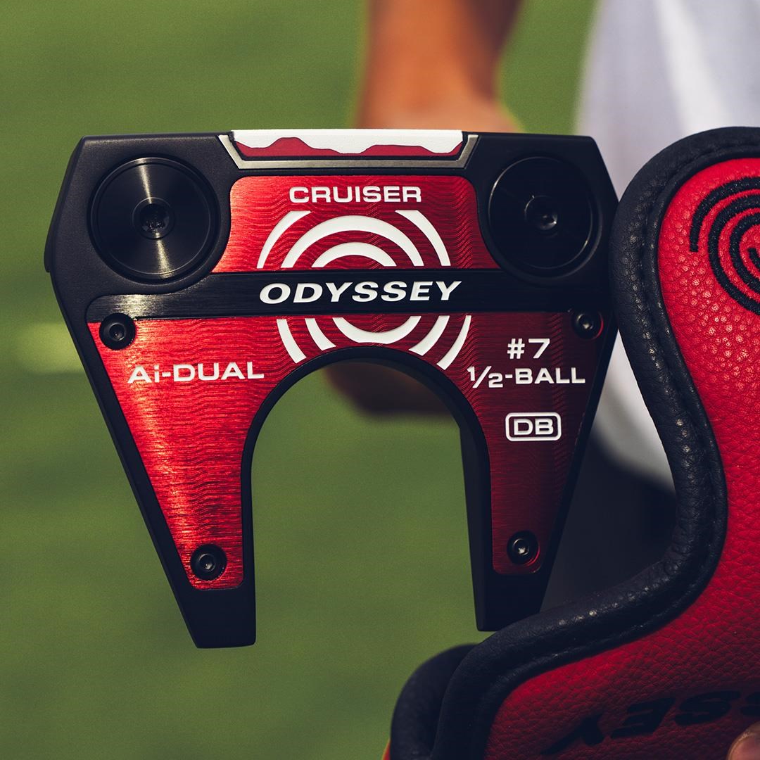 Odyssey Ai-DUAL Seven (#7) 1/2 Ball Cruiser putter 38"