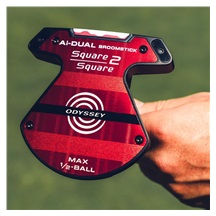 Odyssey Ai-DUAL Square 2 Square MAX 1/2 Ball Cruiser Broomstick putter 48"
