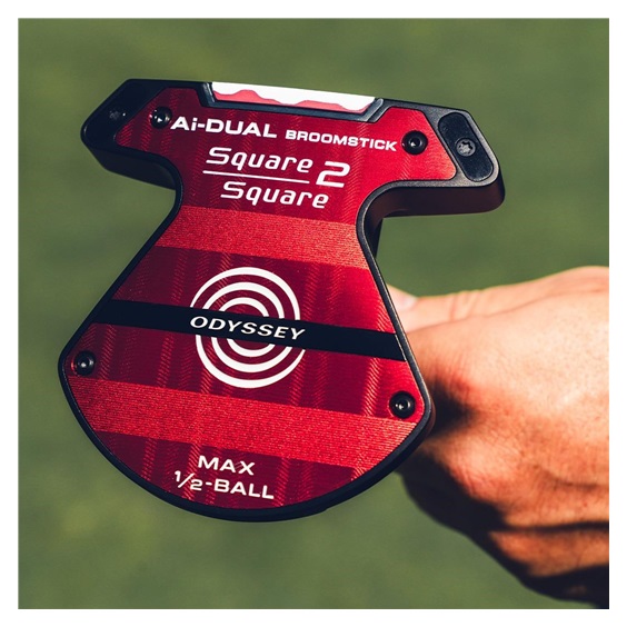 Odyssey Ai-DUAL Square 2 Square MAX 1/2 Ball Cruiser Broomstick putter 48"