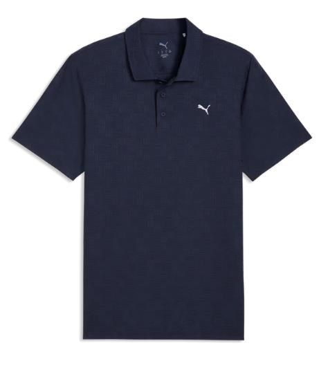 Puma Mattr Deco Jacquard pánské polo, tmavě modré