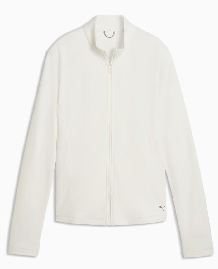 Puma Pure Textured Full-Zip dámská bunda, warm white