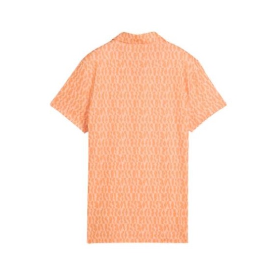 Puma Cloudspun Wavey dámské polo, melon glow