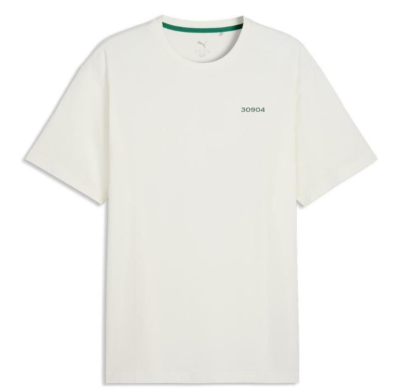 Puma 30904 T-Shirt pánské polo, bílo/zelené