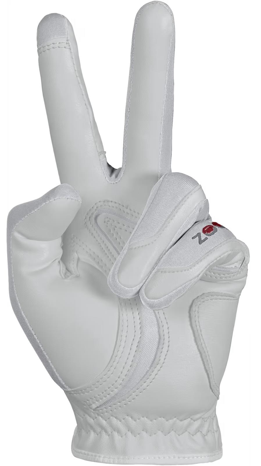 Zoom Hybrid dámská golfová rukavice, bílá