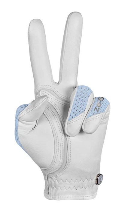 Zoom Sun Style Powernet dámská golfová rukavice, bílá/modrá