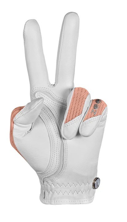 Zoom Sun Style Powernet dámská golfová rukavice, bílo/broskvová
