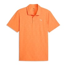 Puma Mattr Deco Jacquard pánské polo, oranžové