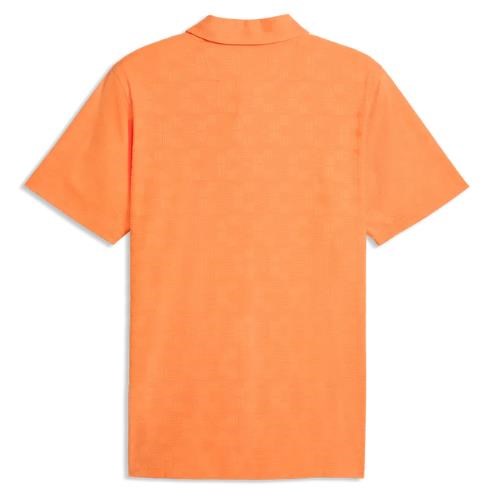 Puma Mattr Deco Jacquard pánské polo, oranžové