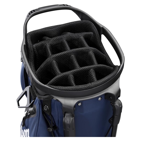 Wilson Talus 14 stand bag, tmavě modro/bílý