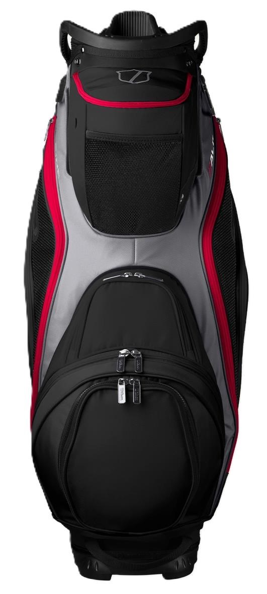 Wilson Alpine Dry cart bag, černo/šedo/červený