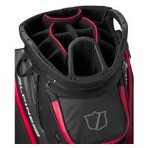 Wilson Alpine Dry cart bag, černo/šedo/červený
