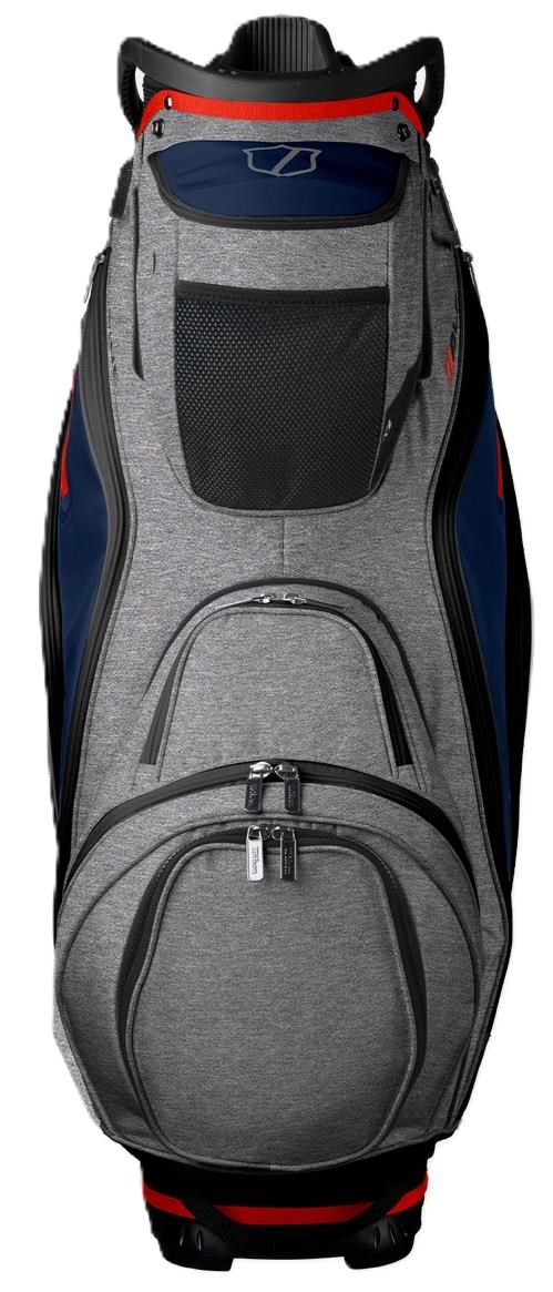 Wilson Alpine Dry cart bag, šedo/modro/červený