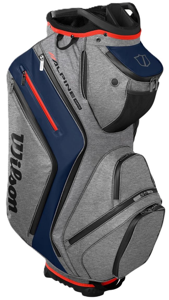 Wilson Alpine Dry cart bag, šedo/modro/červený