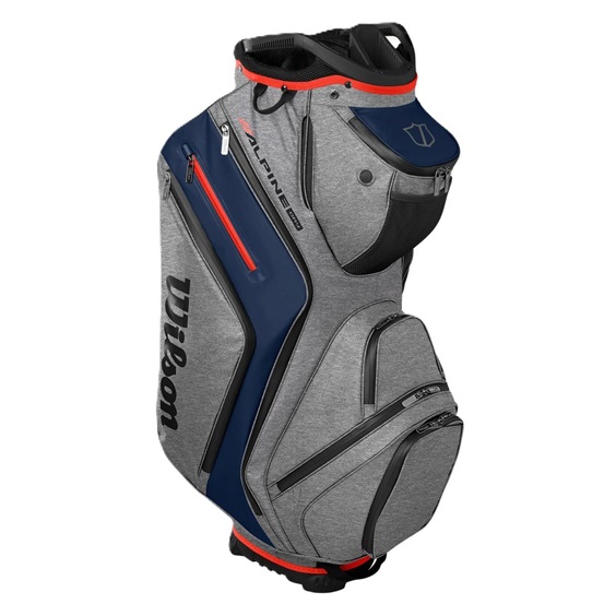 Wilson Alpine Dry cart bag, šedo/modro/červený
