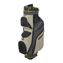 Wilson I-Lock Dry cart bag, šedo/khaki/oranžový