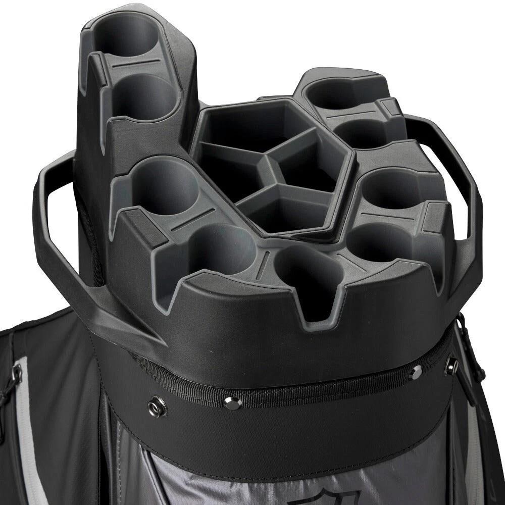 Wilson I-Lock Dry cart bag, šedo/khaki/oranžový