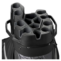 Wilson I-Lock Dry cart bag, šedo/khaki/oranžový