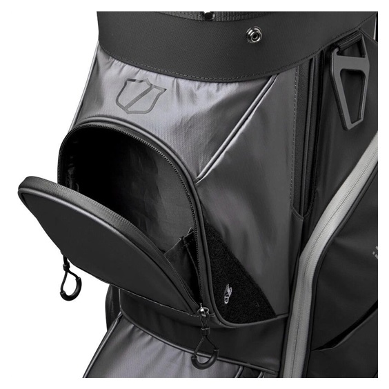 Wilson I-Lock Dry cart bag, šedo/khaki/oranžový