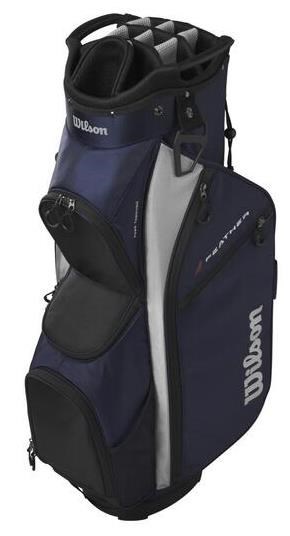 Wilson Feather cart bag, tmavě modro/stříbrný