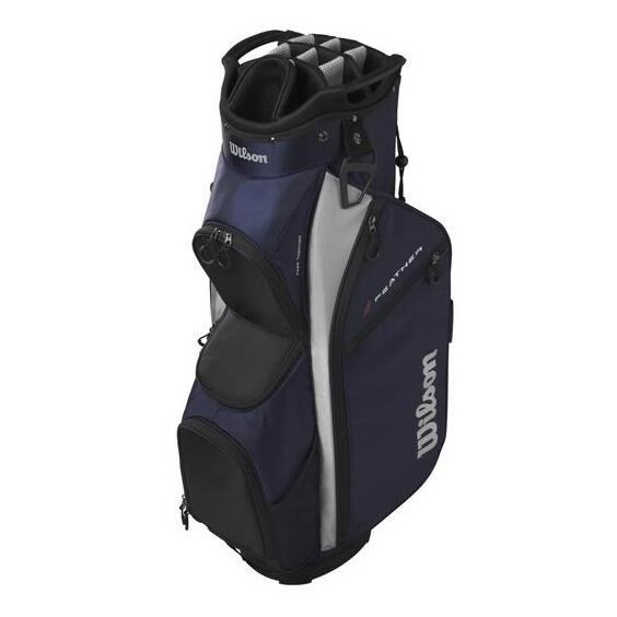 Wilson Feather cart bag, tmavě modro/stříbrný