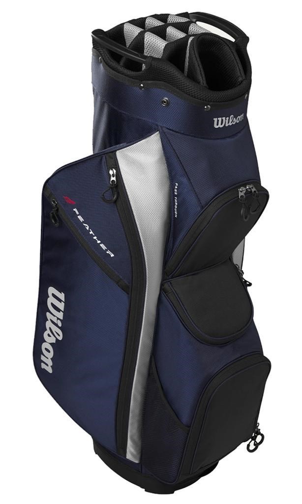 Wilson Feather cart bag, tmavě modro/stříbrný