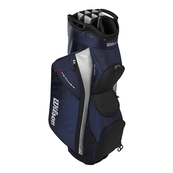Wilson Feather cart bag, tmavě modro/stříbrný