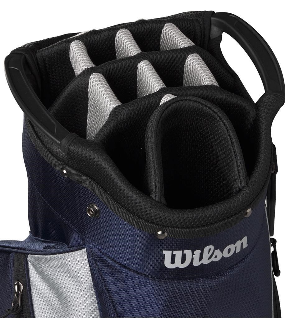 Wilson Feather cart bag, tmavě modro/stříbrný