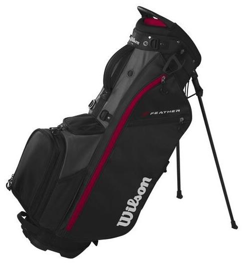 Wilson Feather stand bag, černo/šedo/červený