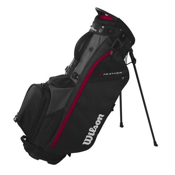 Wilson Feather stand bag, černo/šedo/červený