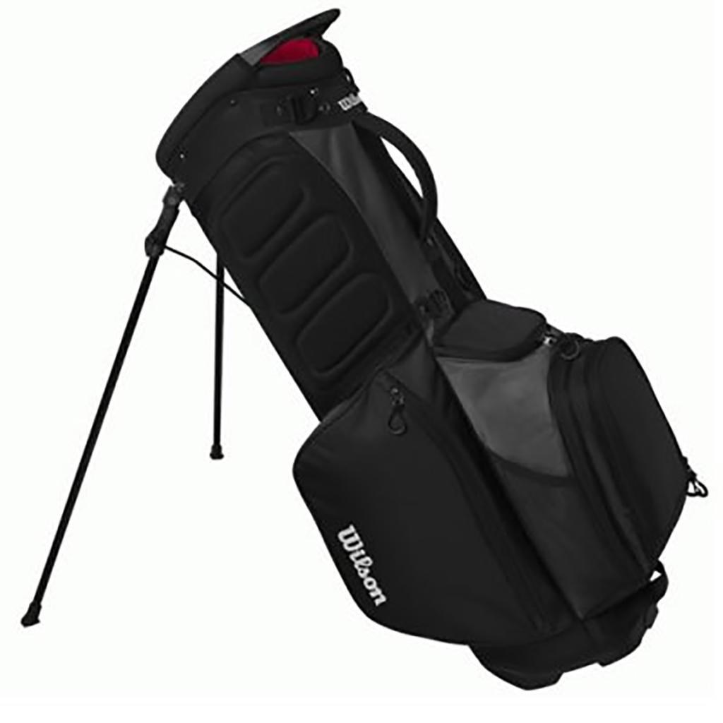Wilson Feather stand bag, černo/šedo/červený