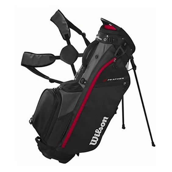 Wilson Feather stand bag, černo/šedo/červený