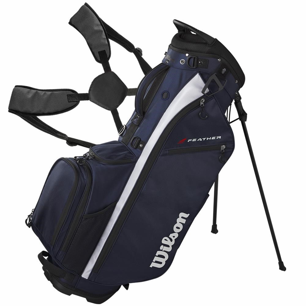Wilson Feather stand bag, tmavě modro/bílý