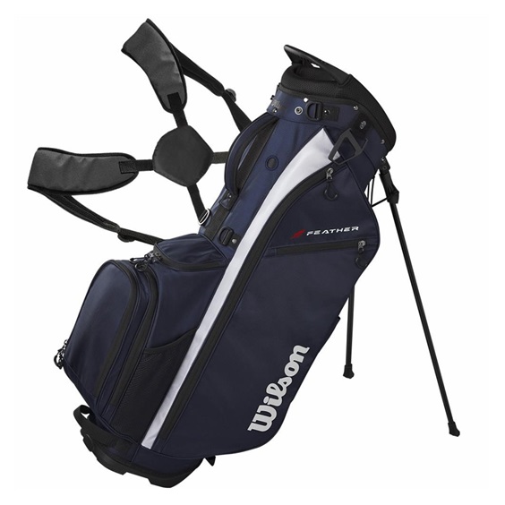 Wilson Feather stand bag, tmavě modro/bílý