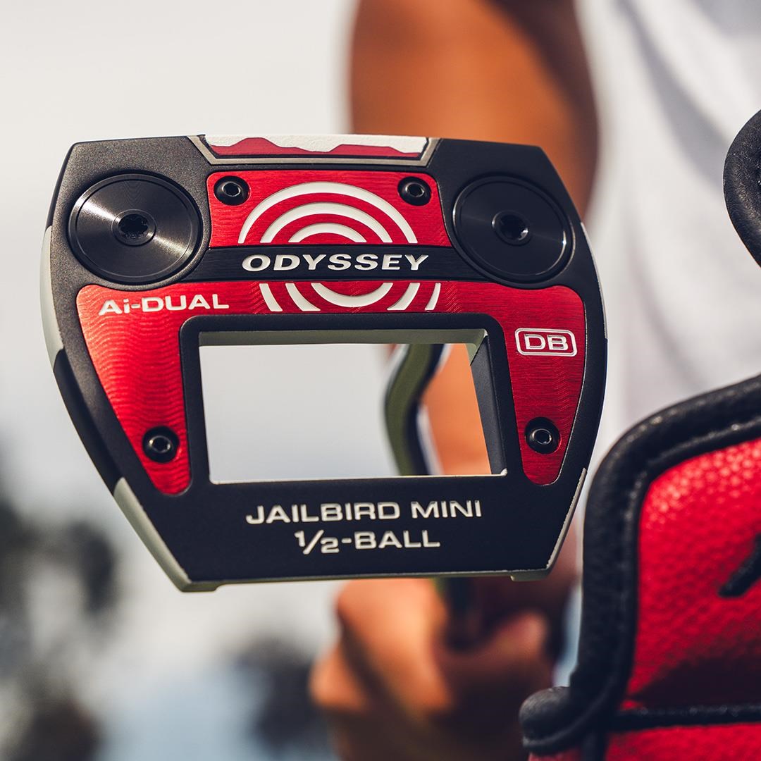 Odyssey Ai-DUAL Jailbird Mini 1/2 Ball putter