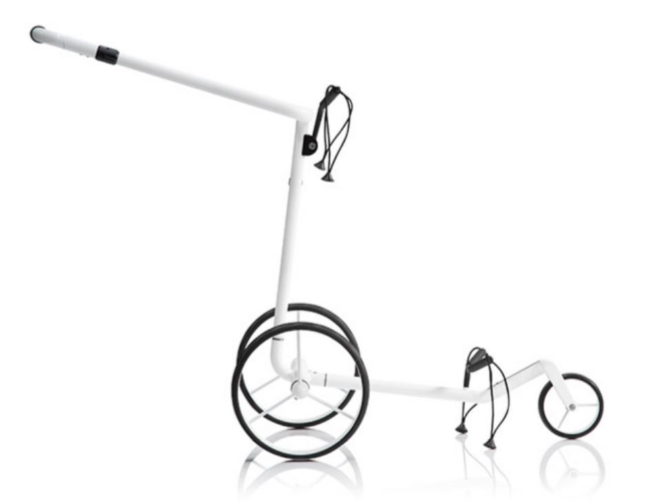 JuCad Carbon Travel Bianco SV 3.0 elektrický vozík