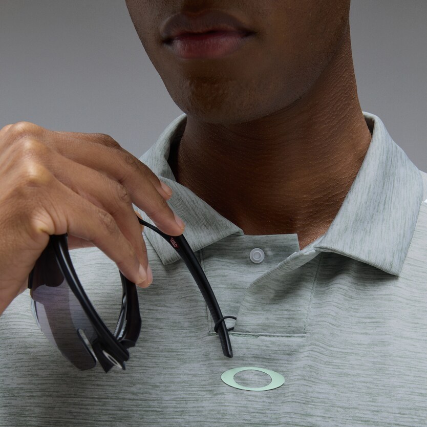 Oakley C1 Gradient pánské polo,gradient faded green/white