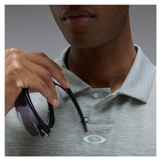 Oakley C1 Gradient pánské polo,gradient faded green/white