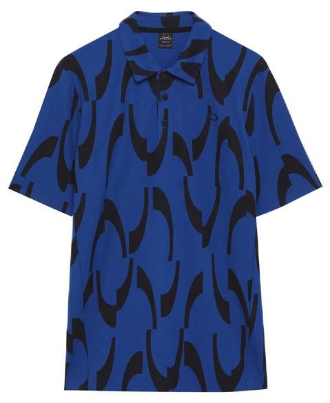Oakley Tile O pánské polo, electric blue