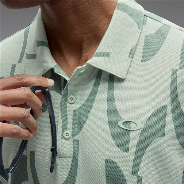 Oakley Tile O pánské polo, faded green