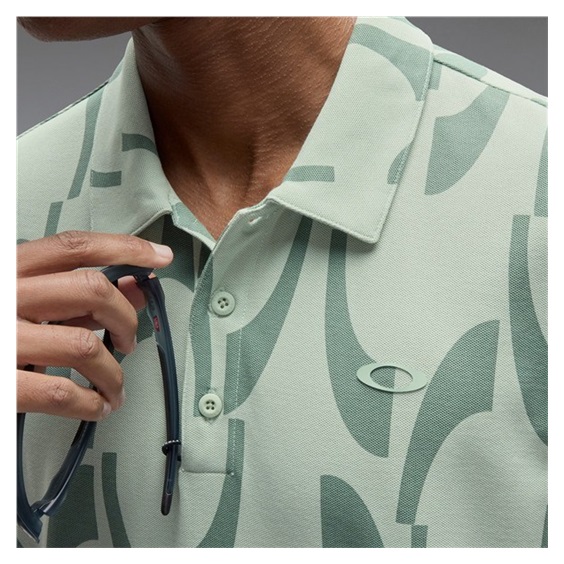 Oakley Tile O pánské polo, faded green
