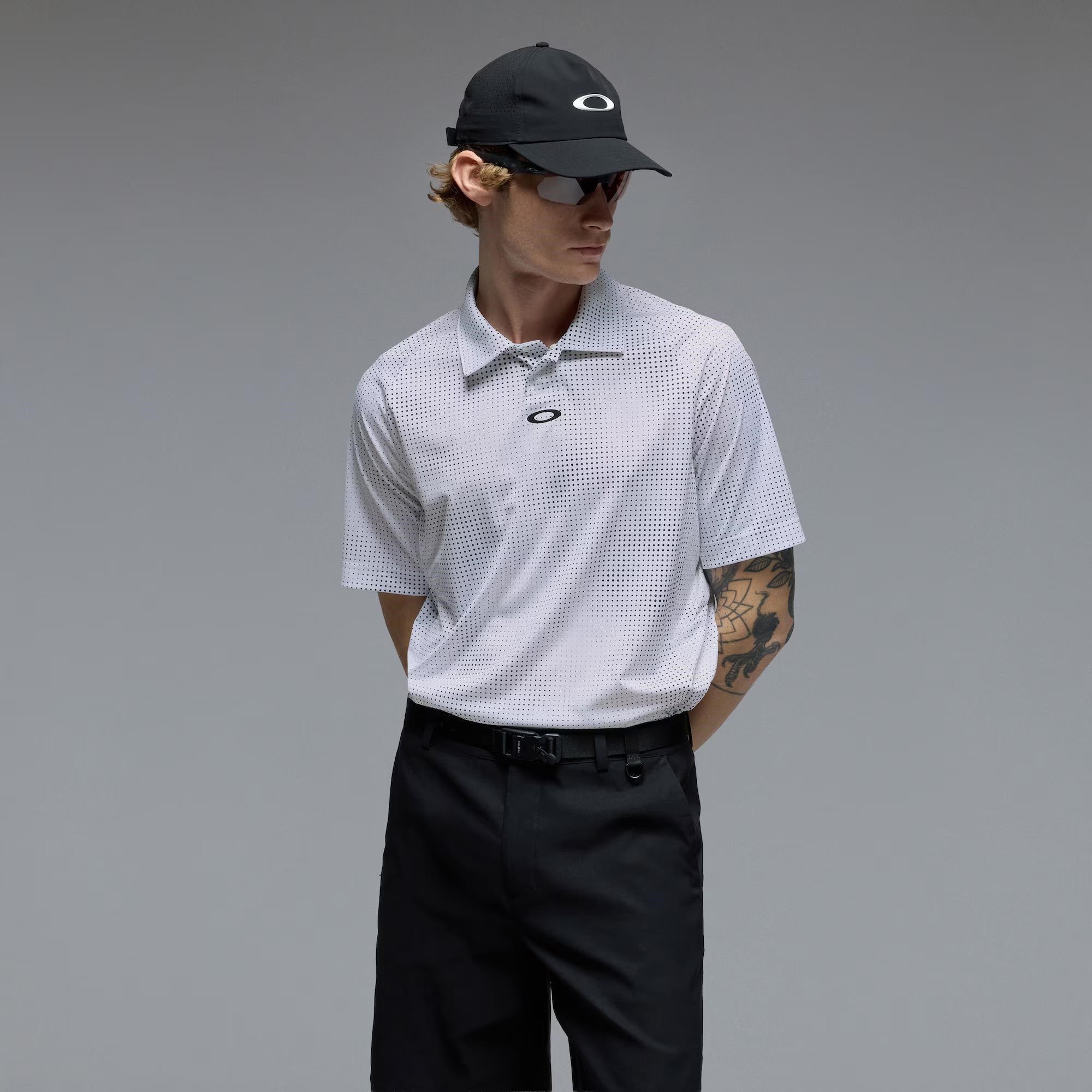 Oakley C1 Overcast pánské polo, bílé