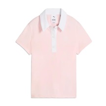Puma X Mumu Crest dámské polo, rose blossom