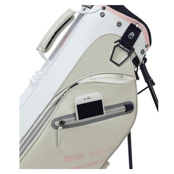Big Max Aqua Seven H stand bag, white off/white/pink