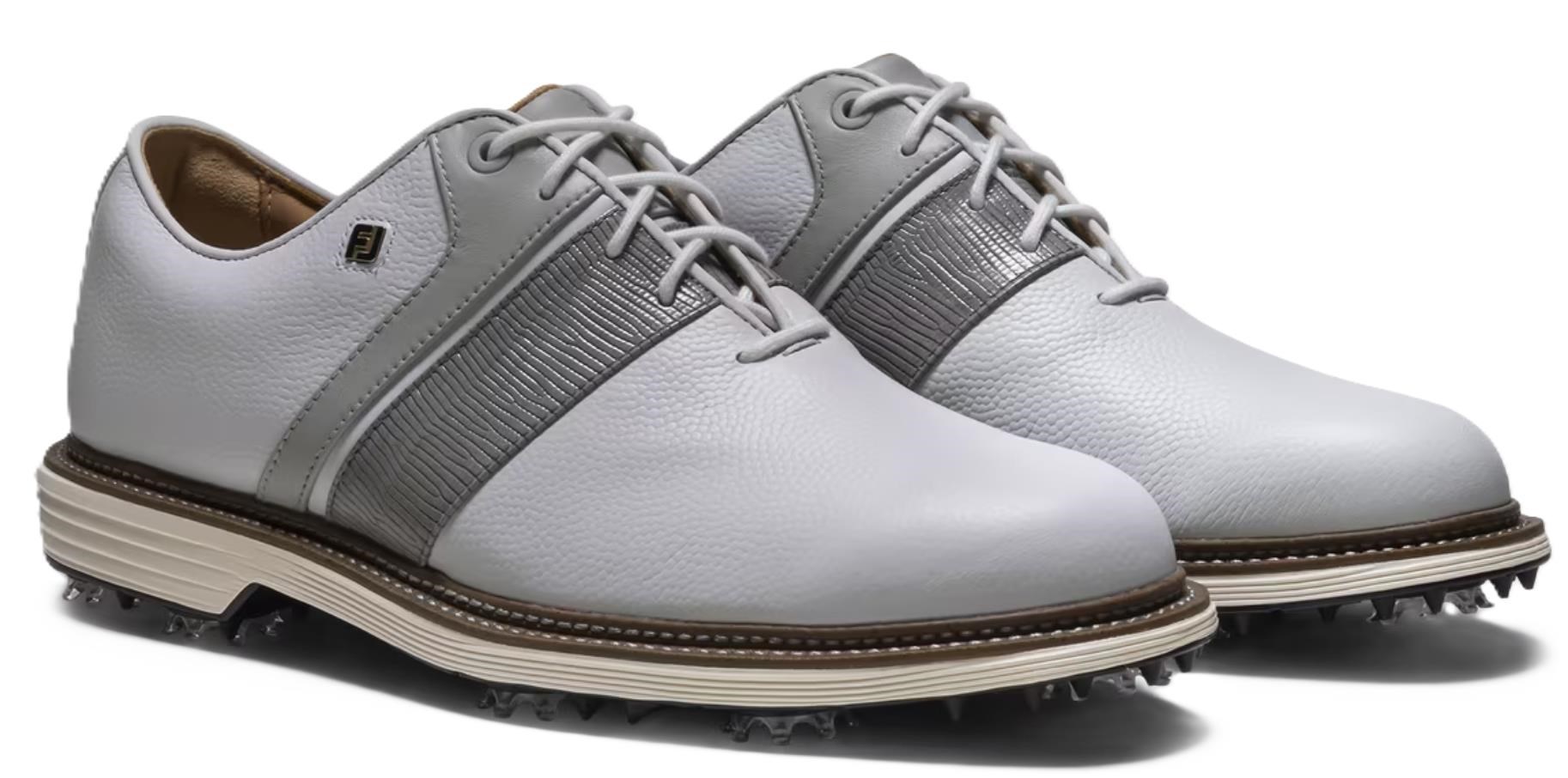 FootJoy Premiere Series Packard pánské golfové boty, bílo/šedé