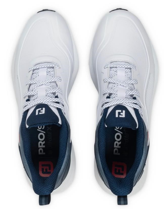 FootJoy Pro/SL pánské golfové boty, bílo/modro/červené