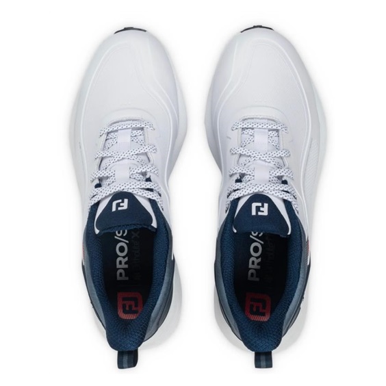 FootJoy Pro/SL pánské golfové boty, bílo/modro/červené