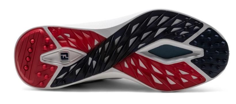 FootJoy Pro/SL pánské golfové boty, bílo/modro/červené