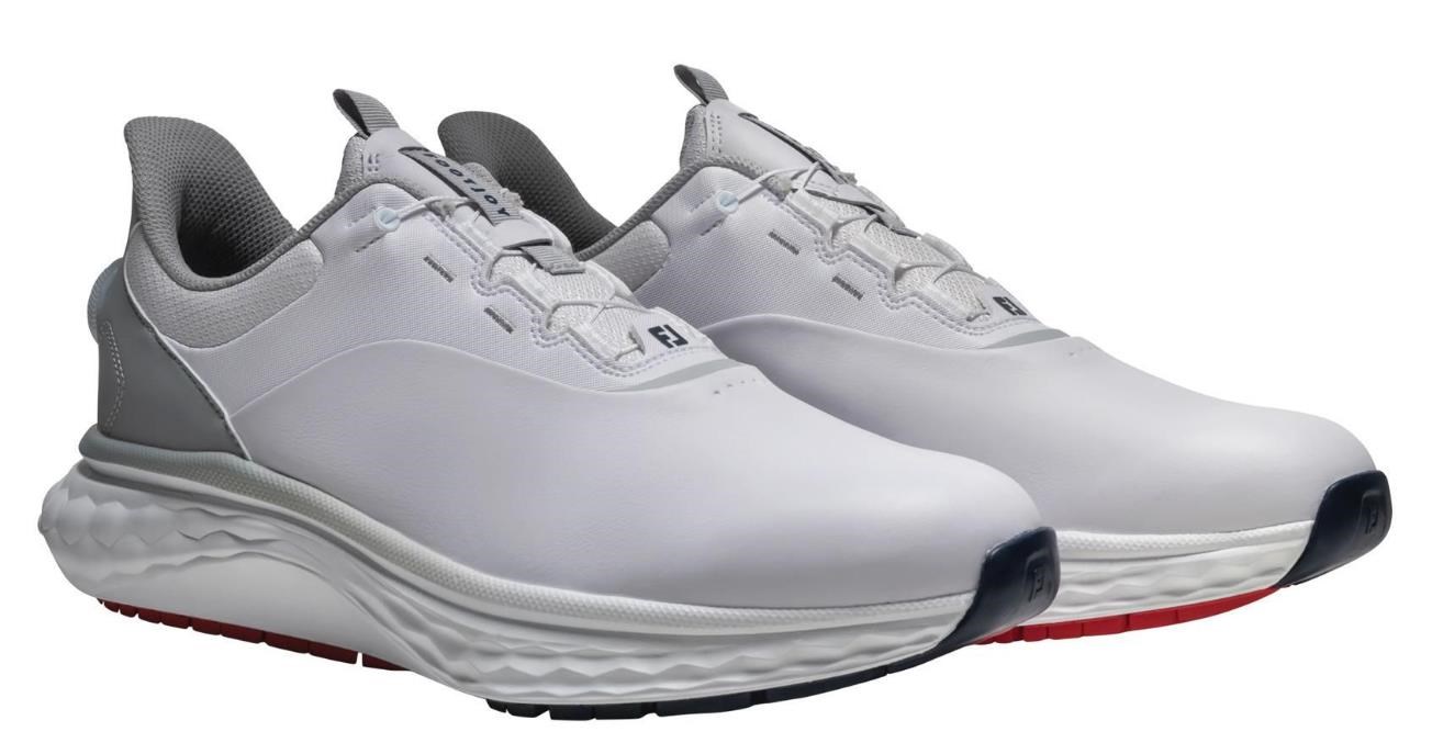 FootJoy Quantum BOA pánské golfové boty, bílo/šedé