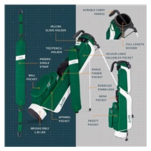 Sunday Golf Loma pencil bag, evergreen