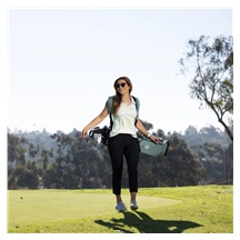 Sunday Golf El Camino pencil bag, seafoam